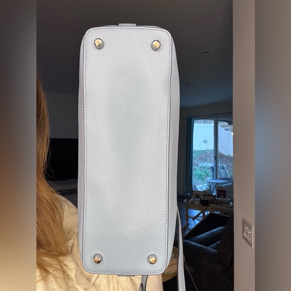 Coach Mini Sierra Dome Satchel Blue Floral - Picture 9 of 17